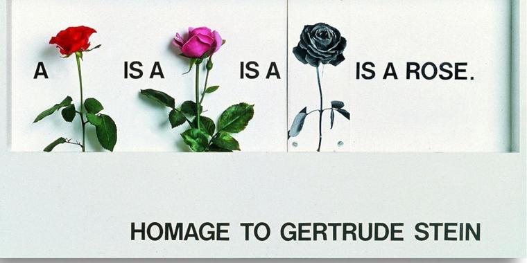 Gerda Ridler Timm Ulrichs - A rose is a rose